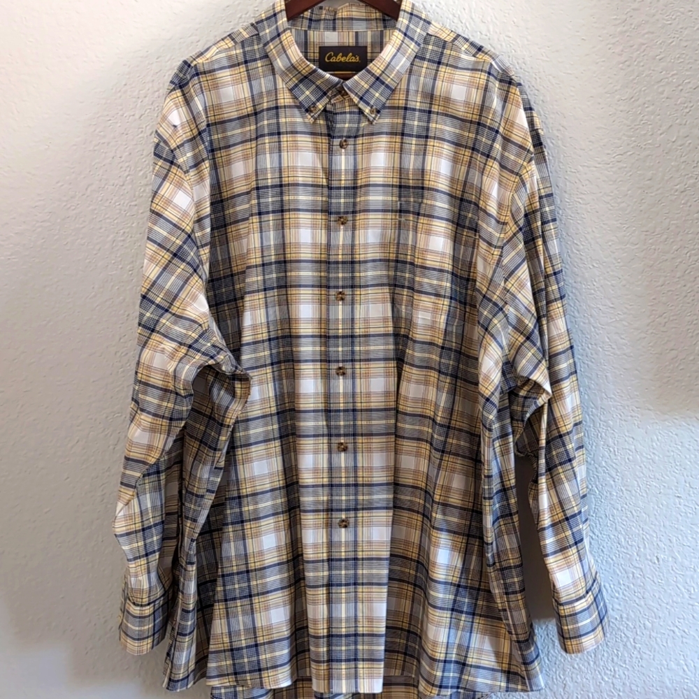 Cabela's L/S Button Up Shirt w/pocket 5XL